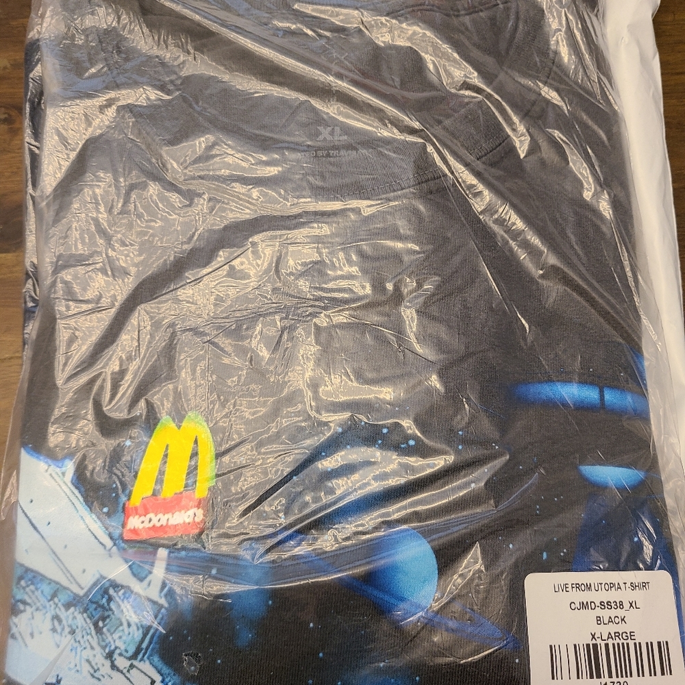 Travis Scott x Mcdonalds shirts